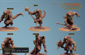Lizardman Champion Totem of the Scalewings | group photo | DND miniatures  Rescale Miniatures