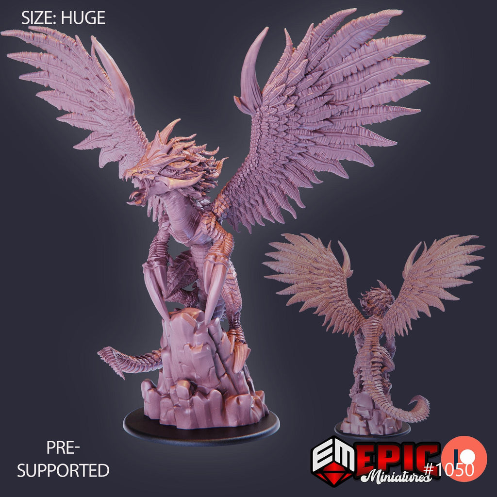 Kukulkan Option #1050 front DND miniature Cannibal Jungle 16k resin