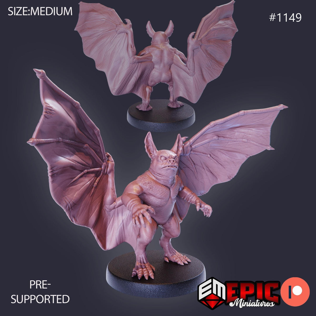 Homunculus Option #1149 front DND miniature Sky Dominion 16k resin