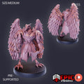 Bird Folk Eagle Option #1155 front DND miniature Sky Dominion 16k resin