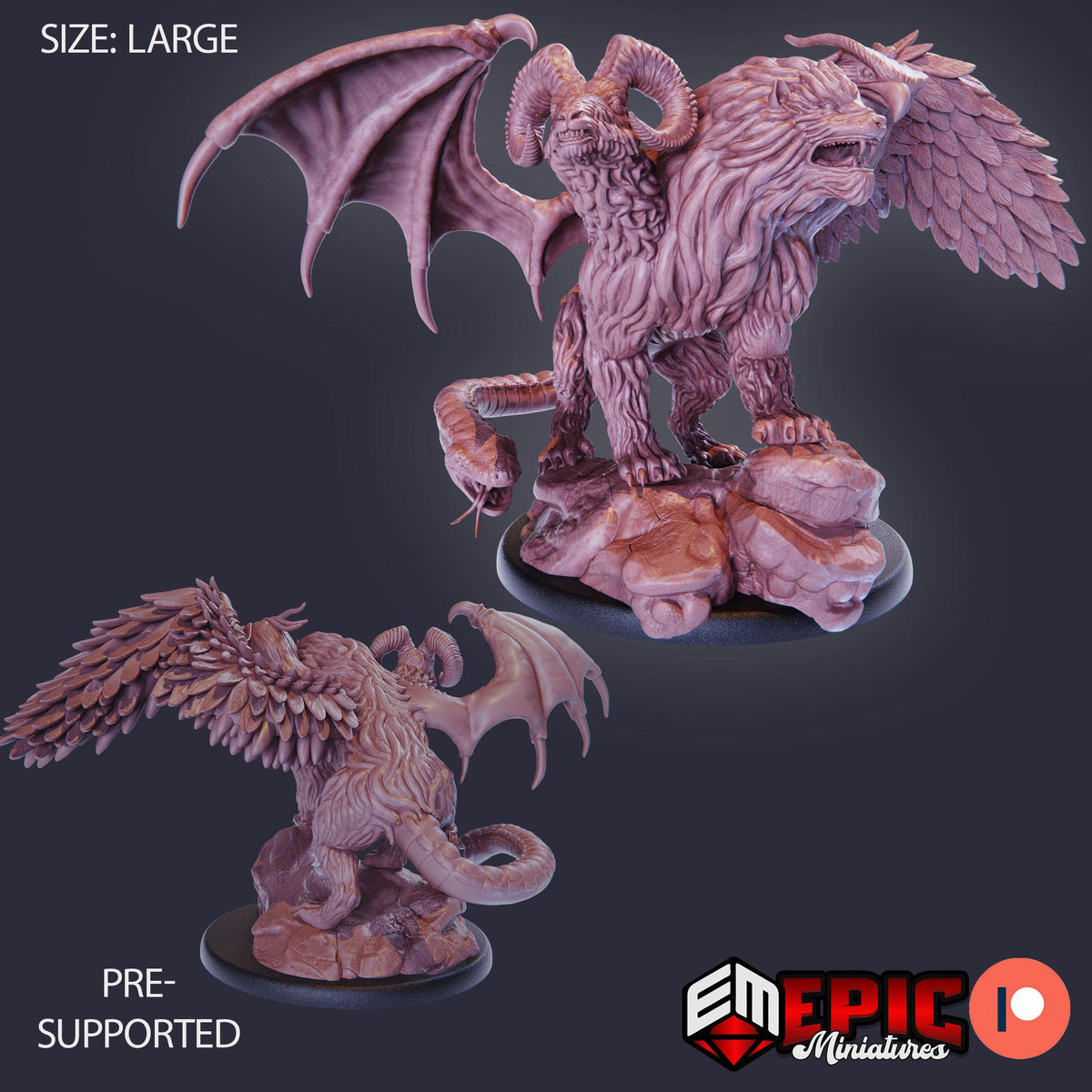 Chimera DND miniatures group photo Sky Dominion