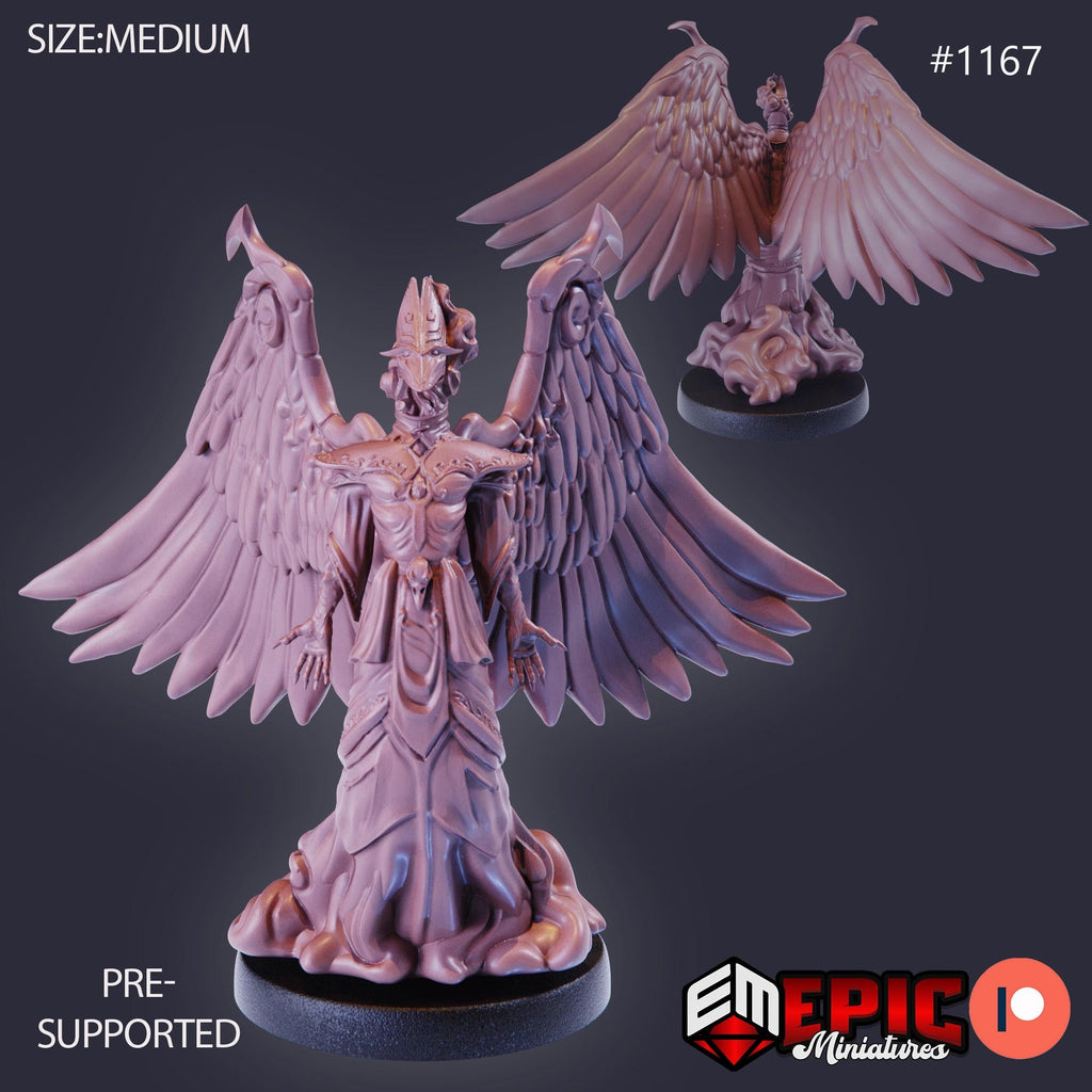 Dominion Angel Option #1167 front DND miniature Sky Dominion 16k resin