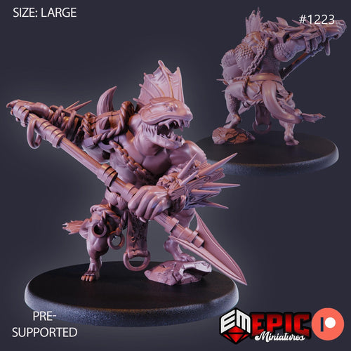 Abyss Hulk Option #1223 front DND miniature Underwater Mayhem 16k resin