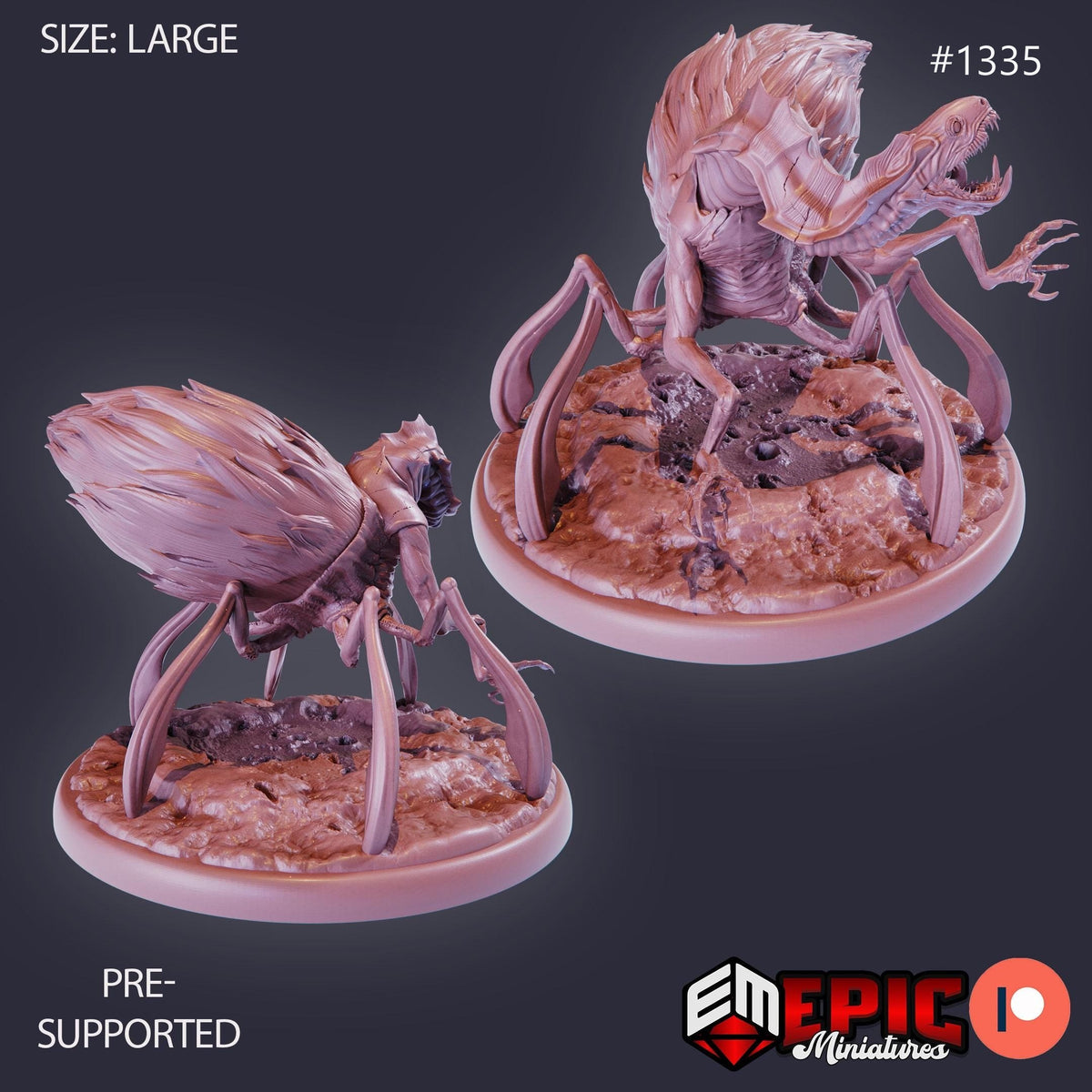 Neogi Option #1335 front DND miniature Sands of Destiny 16k resin