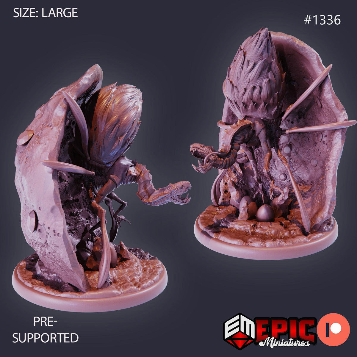 Neogi Option #1336 front DND miniature Sands of Destiny 16k resin