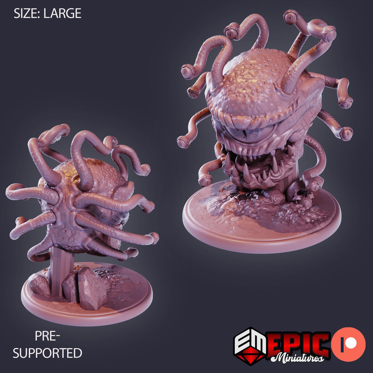 Eye Tyrant Shadow Ruler DND miniatures group photo Kingdom of Secrets