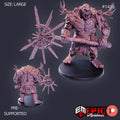 Cyclops Option #1418 front DND miniature Burning Lands 16k resin