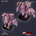 Barrel Construct Option #1737 front DND miniature Steam Constructs 16k resin