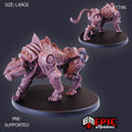 Construct Tiger Option #1746 front DND miniature Steam Constructs 16k resin