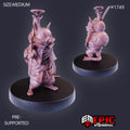 Wandering Neko Option #1749 front DND miniature Steam Constructs 16k resin
