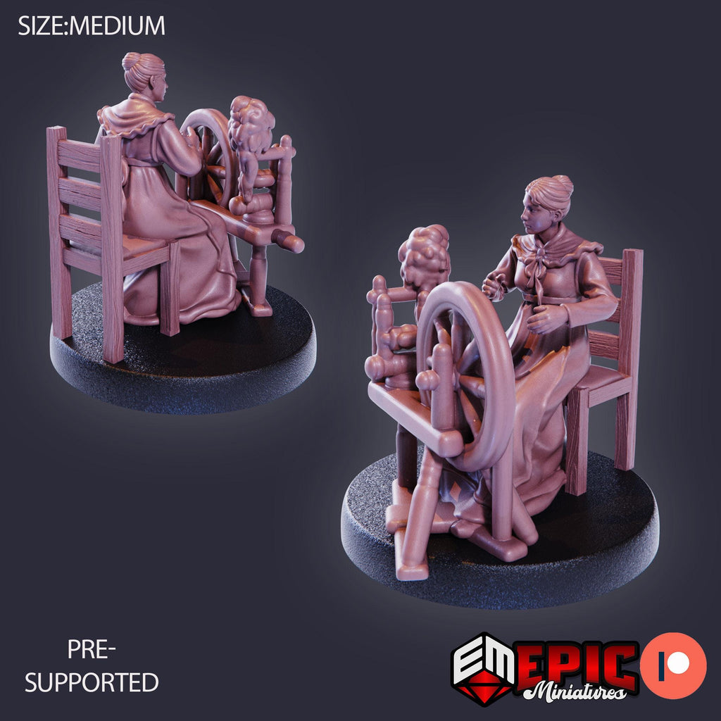 Villagers Set of 24 DND miniature Farm Village photo 14