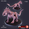 Black Guard Drake Option #1889 front DND miniature Extra Monster Pack 16k resin