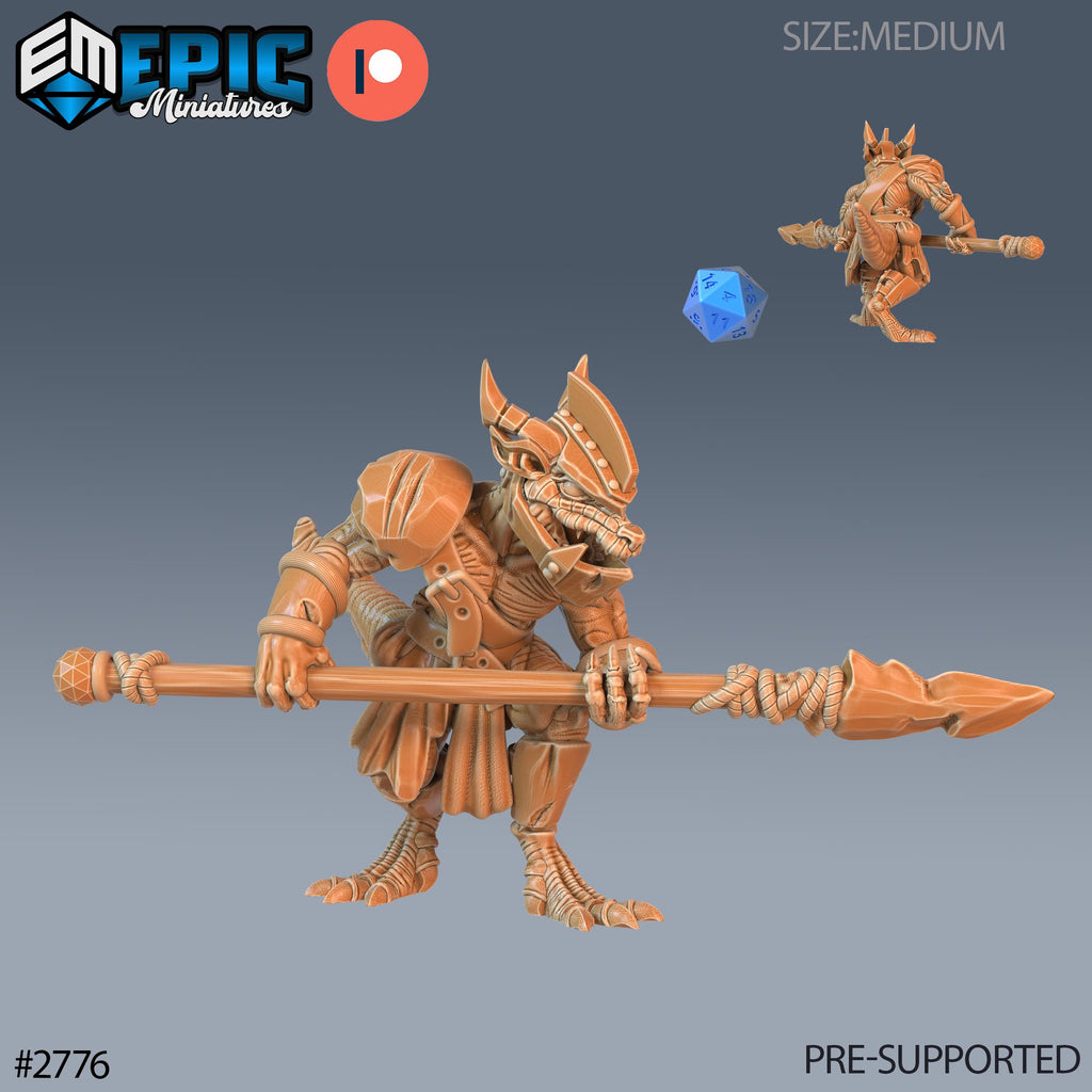 Kobold Tribe Option #2776 front DND miniature Reptiles of War 16k resin