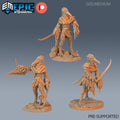 Bird Folk Pelican Set of 3 DND miniatures group photo Aquatic Journey