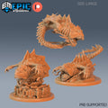 Deep Sea Predator Set of 3 DND miniatures group photo Aquatic Journey
