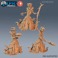 Fungus Queen Set of 3 DND miniatures group photo Eternal Fungi