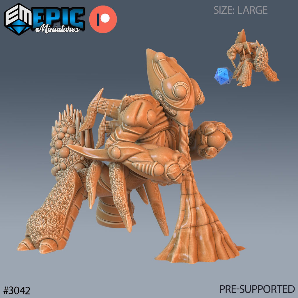 Spider Mushroom Option #3042 front DND miniature Eternal Fungi 16k resin