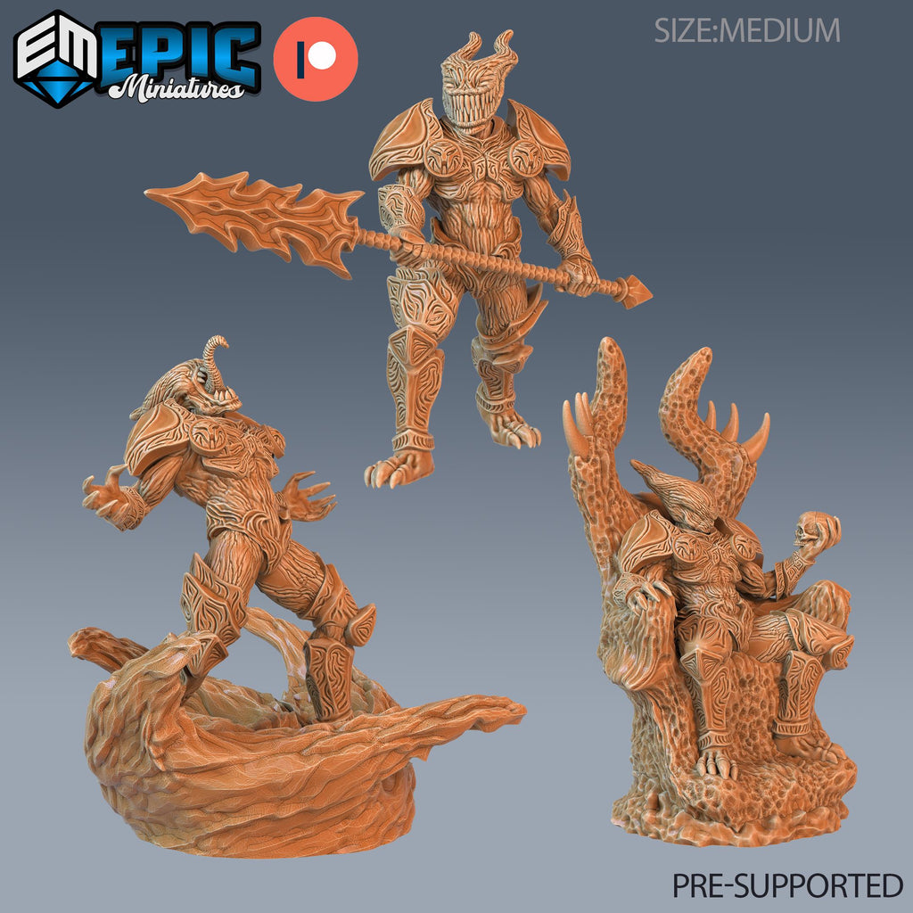 Mold Lord Set of 3 DND miniatures group photo Eternal Fungi