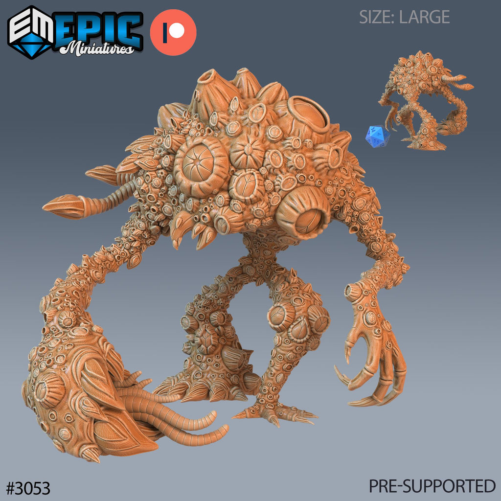Fungus Golem Option #3053 front DND miniature Eternal Fungi 16k resin