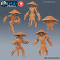Mushroom Folk Set of 5 DND miniatures group photo Eternal Fungi
