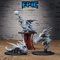 Young Horn Dragon Set of 3 DND miniatures group photo Dragons Reign