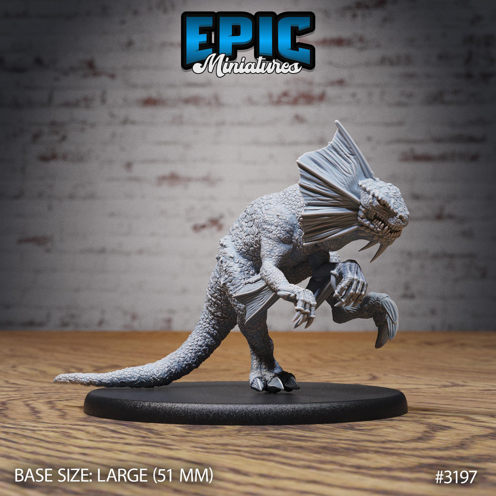 Hunters Guild Drake Knight Option #3197 front DND miniature Dragons Reign 16k resin