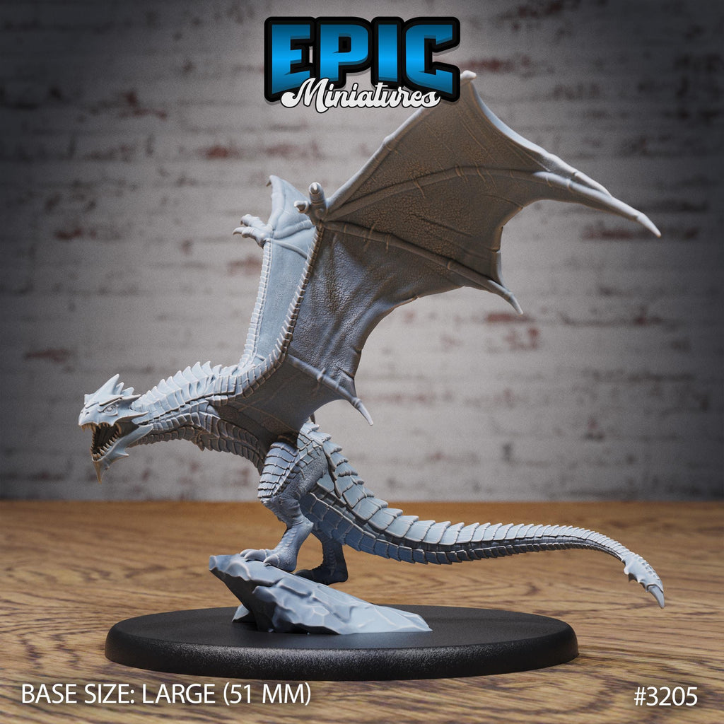 Wyvern Classic Option #3205 back DND miniature Dragons Reign 16k resin
