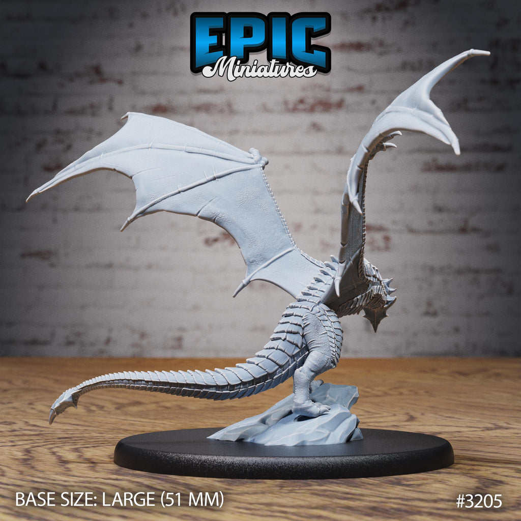 Wyvern Classic Option #3206 front DND miniature Dragons Reign 16k resin