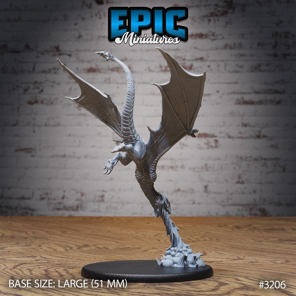 Wyvern Classic Option #3207 front DND miniature Dragons Reign 16k resin