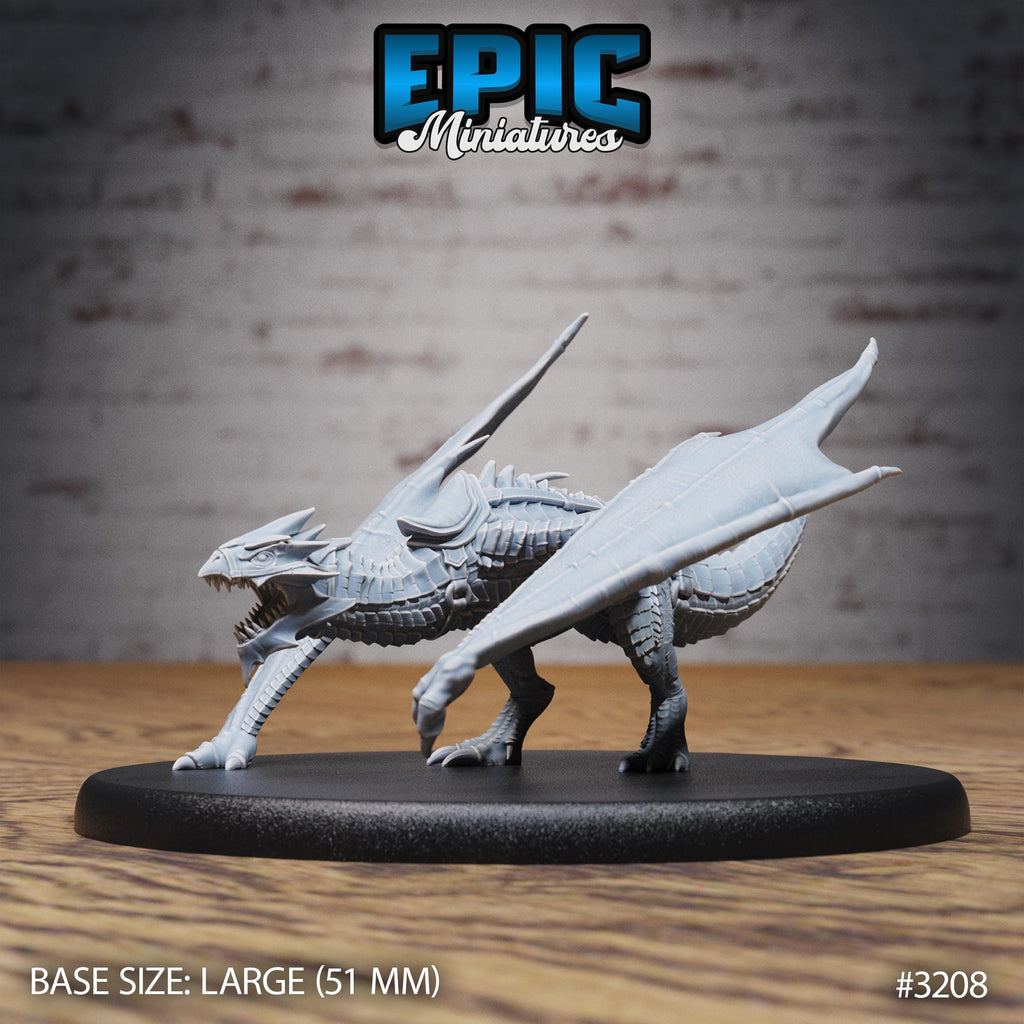 Wyvern Classic Option #3208 back DND miniature Dragons Reign 16k resin