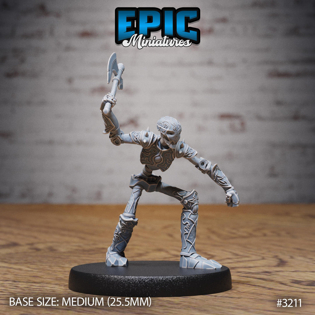 Stripped War Construct Option #3211 front DND miniature Steam Inventions 16k resin