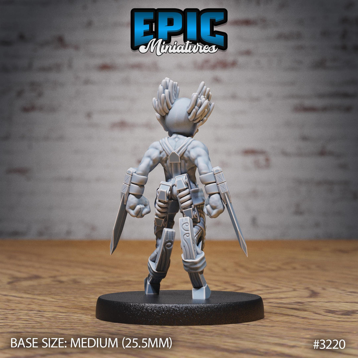 Steam Goblin Option #3220 back DND miniature Steam Inventions 16k resin