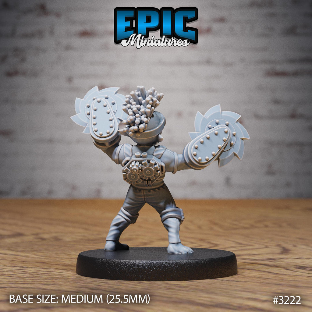 Steam Goblin Option #3222 back DND miniature Steam Inventions 16k resin