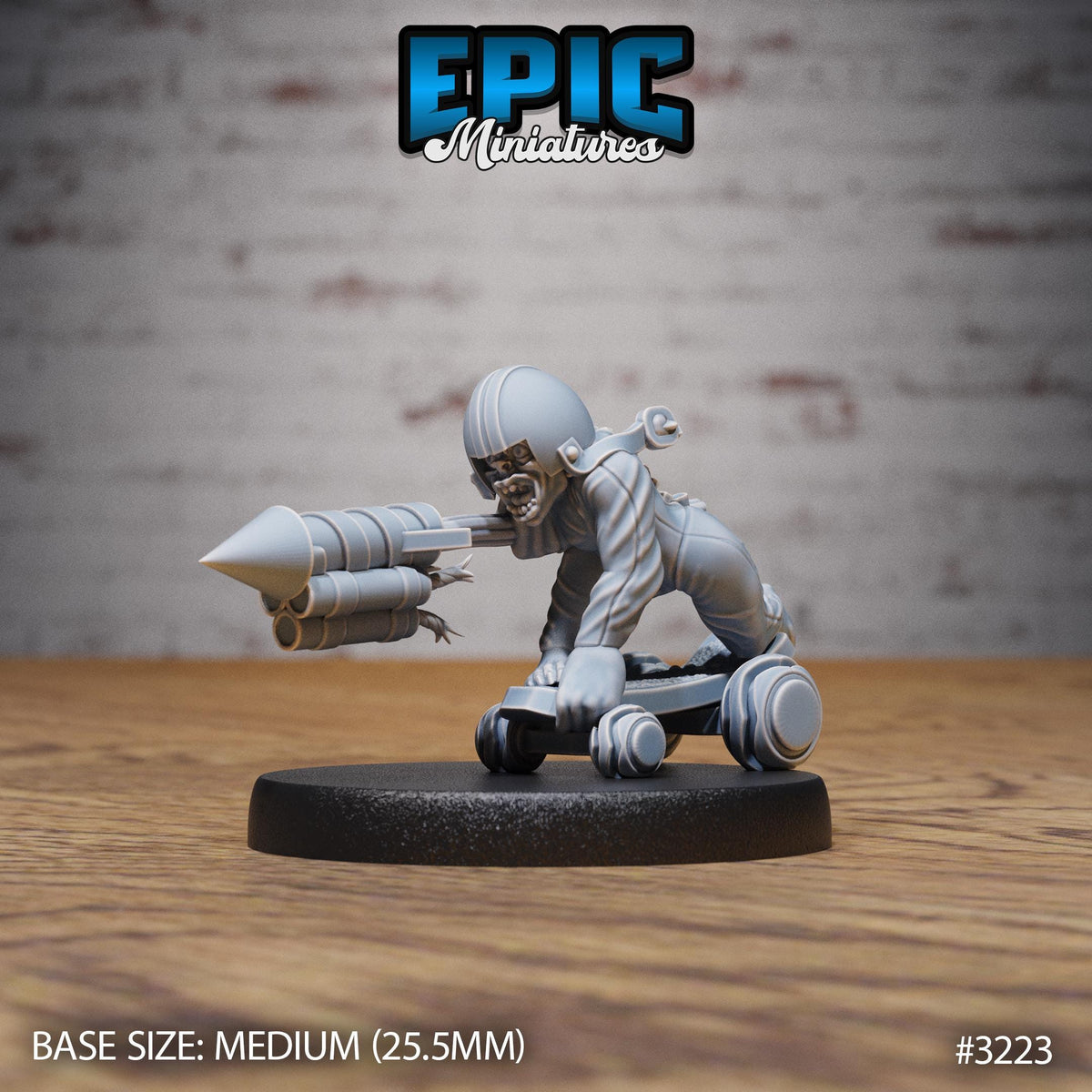 Steam Goblin Option #3223 front DND miniature Steam Inventions 16k resin