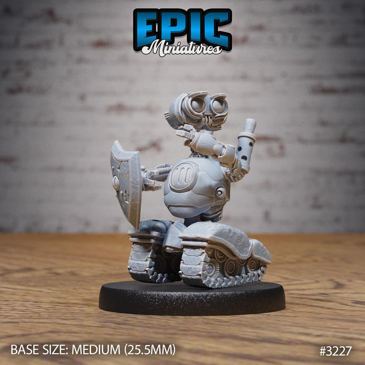 Trash Burner Automaton Option #3227 front DND miniature Steam Inventions 16k resin
