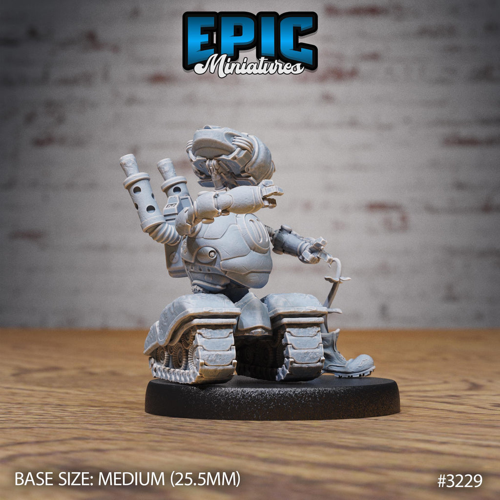 Trash Burner Automaton Option #3229 back DND miniature Steam Inventions 16k resin