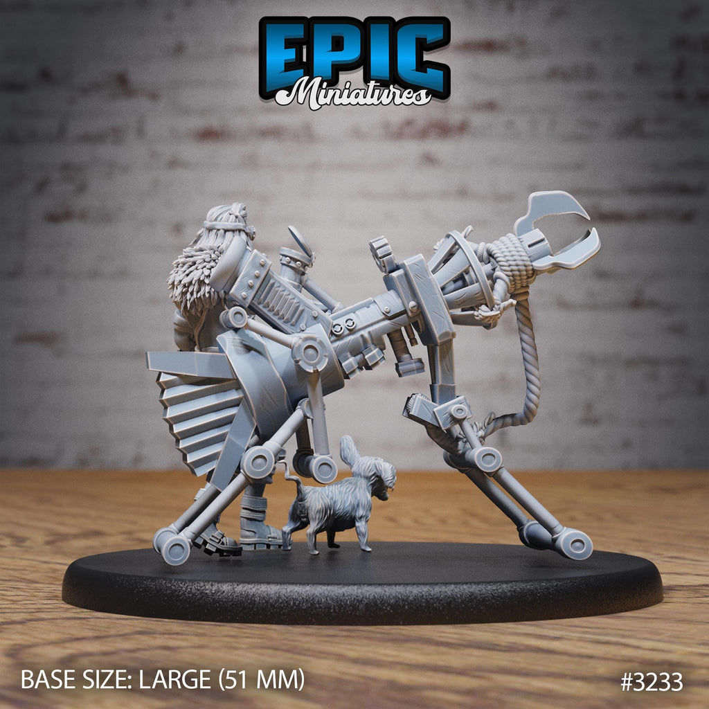 Artificer Flynn Option #3233 back DND miniature Steam Inventions 16k resin