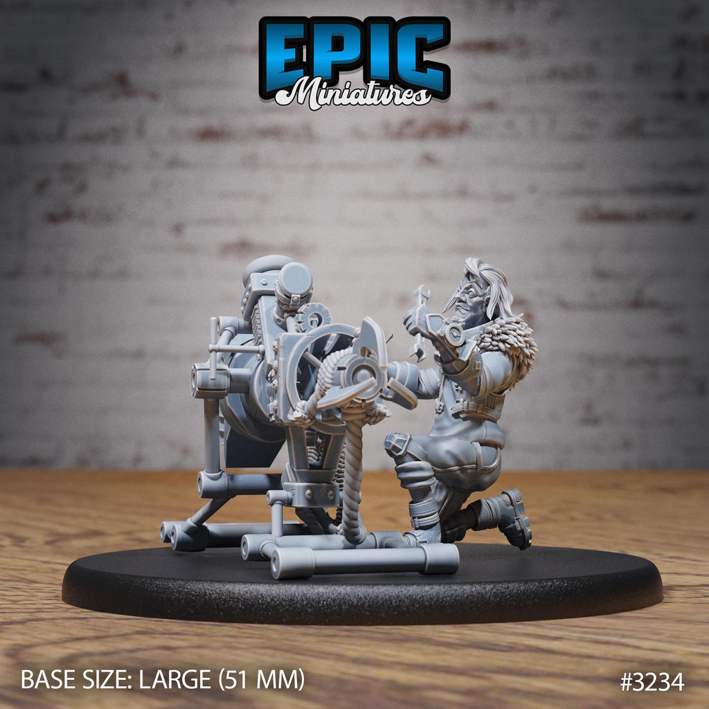 Artificer Flynn Option #3234 front DND miniature Steam Inventions 16k resin
