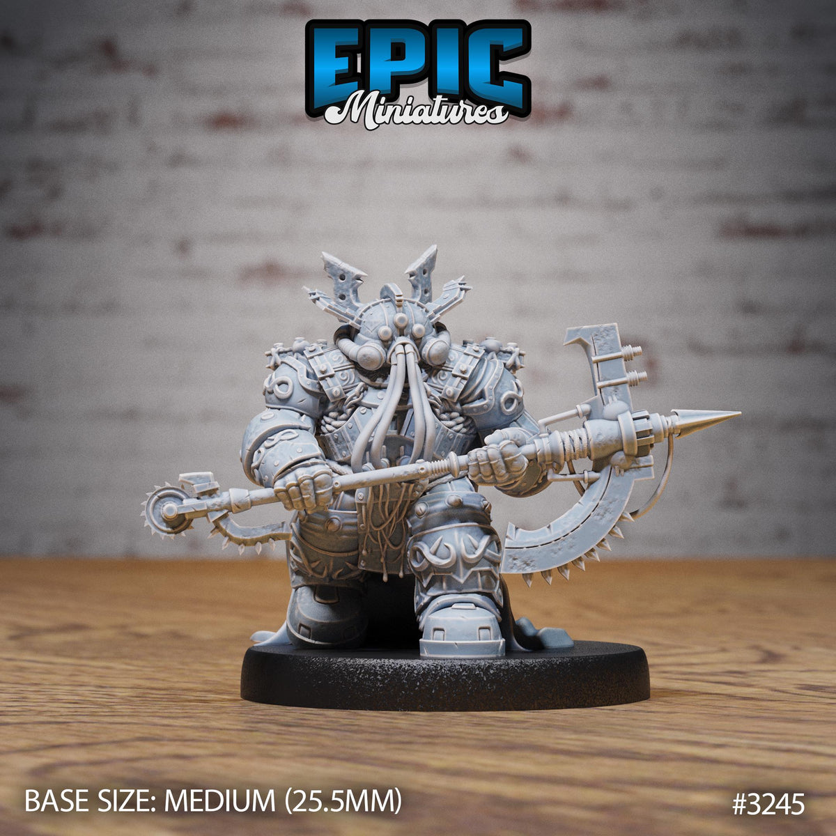 Diving Dwarf Adventurer Option #3245 front DND miniature Steam Inventions 16k resin