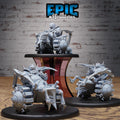 Wheelchair Goblin Set of 3 DND miniatures group photo Steam Inventions