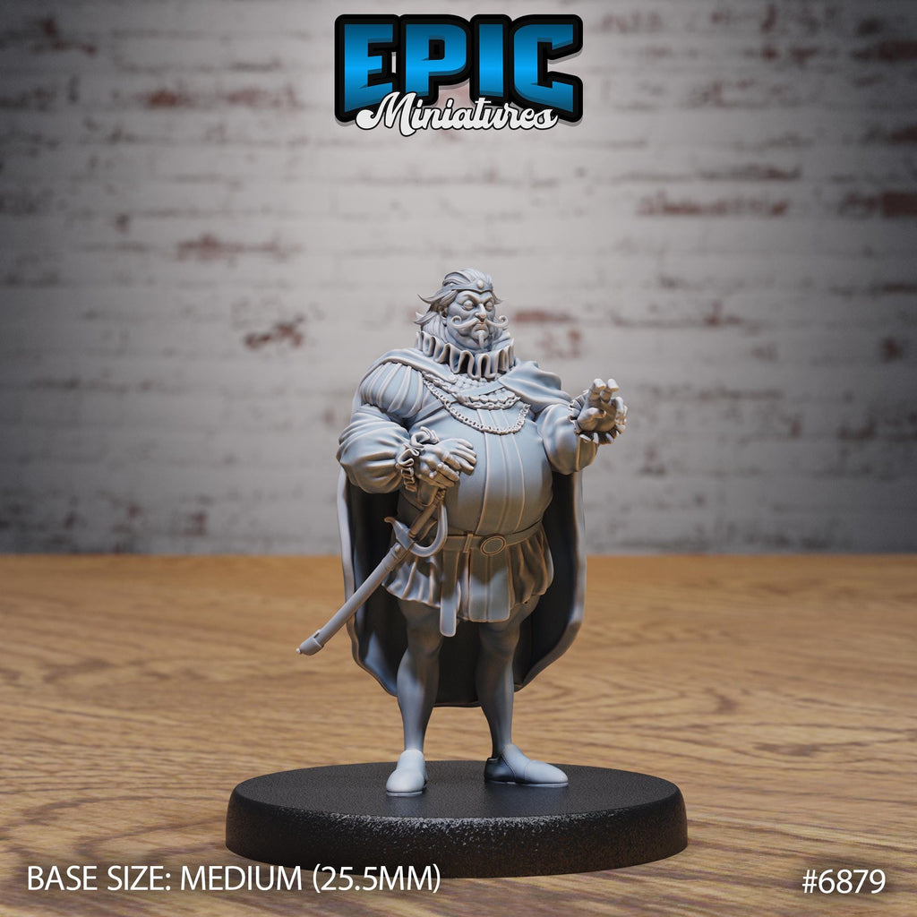 Corrupt King Option #6879 front DND miniature Knights Honor 16k resin