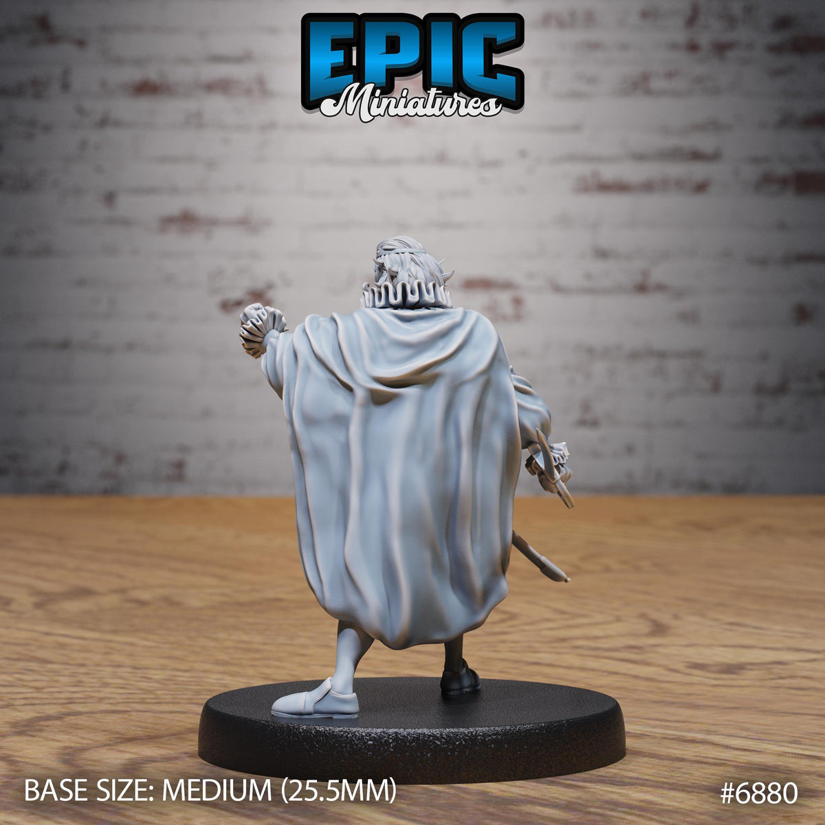 Corrupt King Option #6880 back DND miniature Knights Honor 16k resin