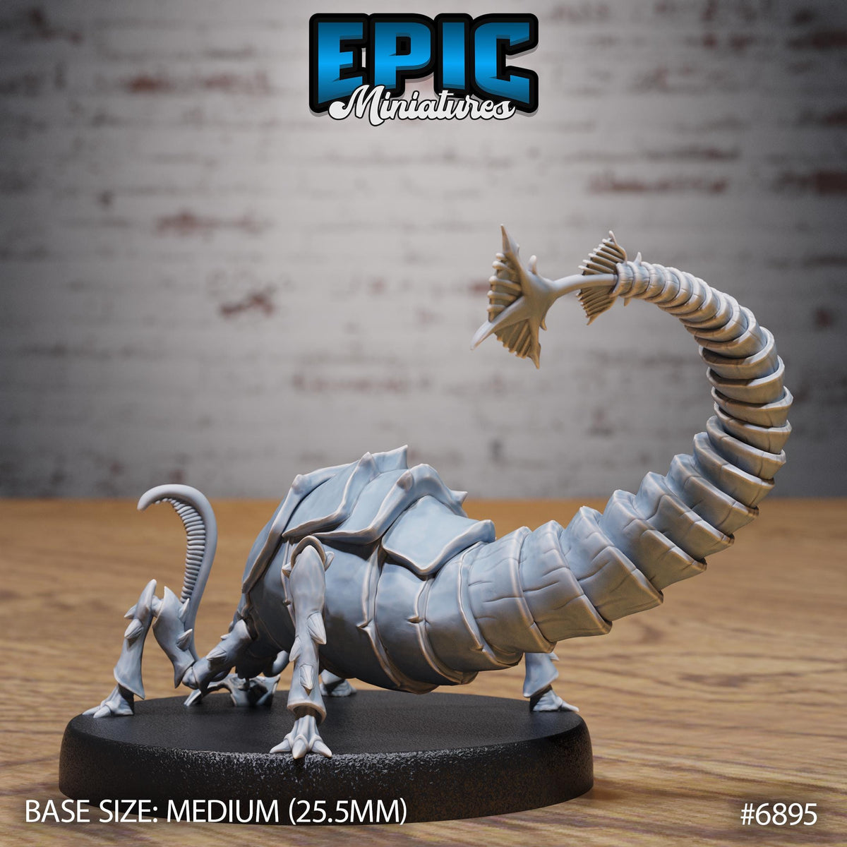 Rust Monster Option #6895 back DND miniature Knights Honor 16k resin