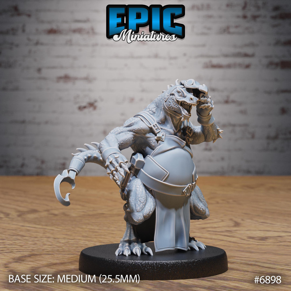 Kobold Blacksmith Option #6898 front DND miniature Knights Honor 16k resin
