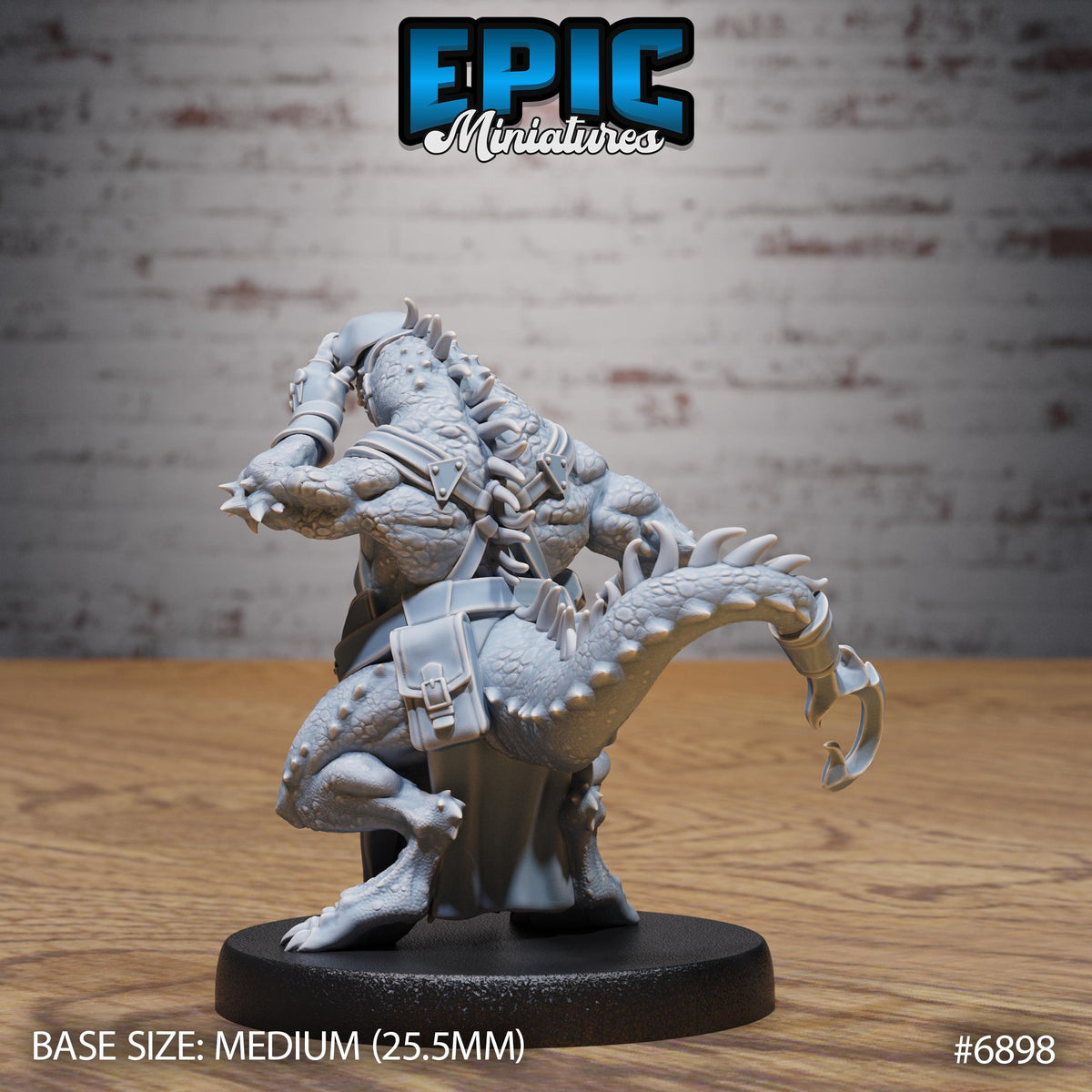 Kobold Blacksmith Option #6898 back DND miniature Knights Honor 16k resin