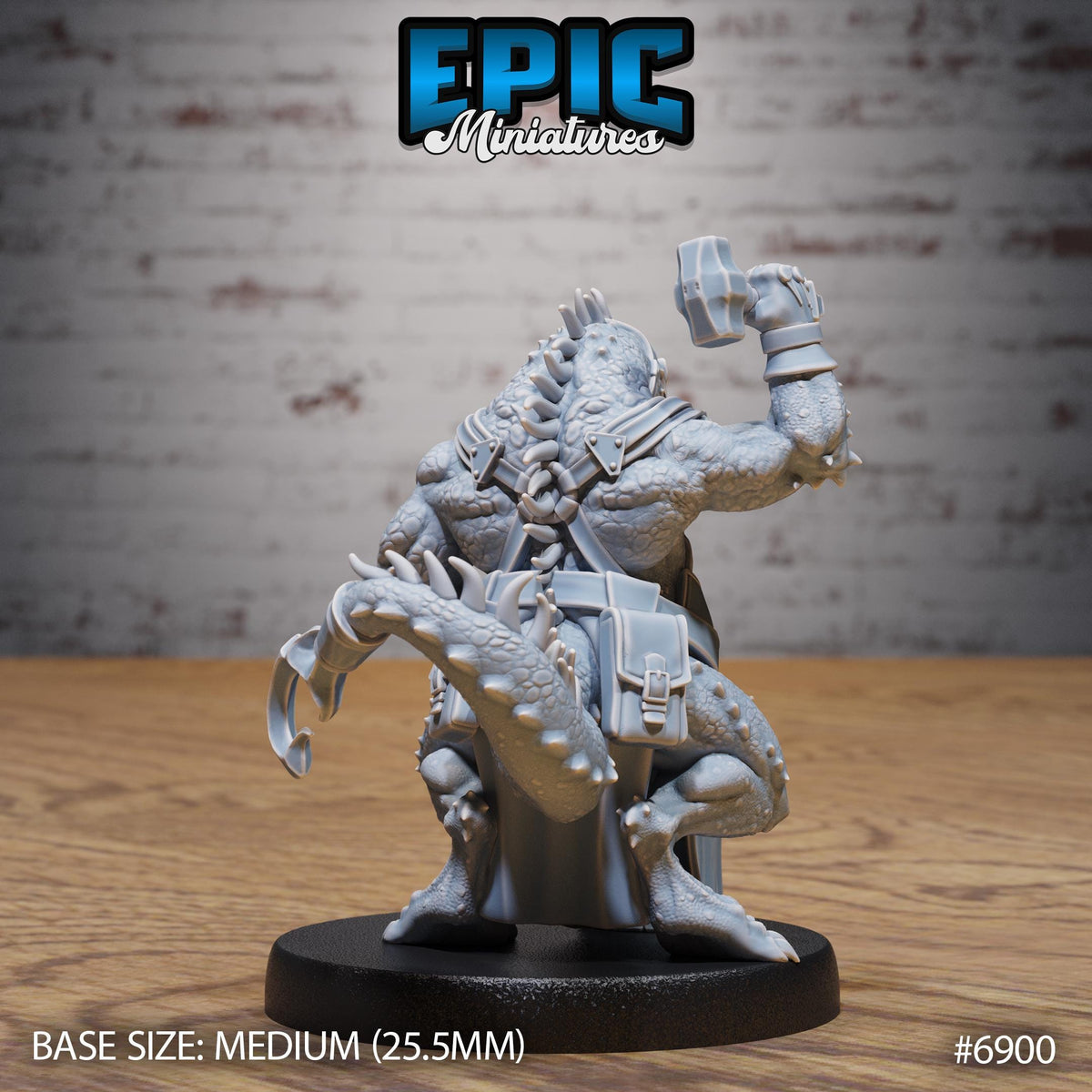 Kobold Blacksmith Option #6900 back DND miniature Knights Honor 16k resin