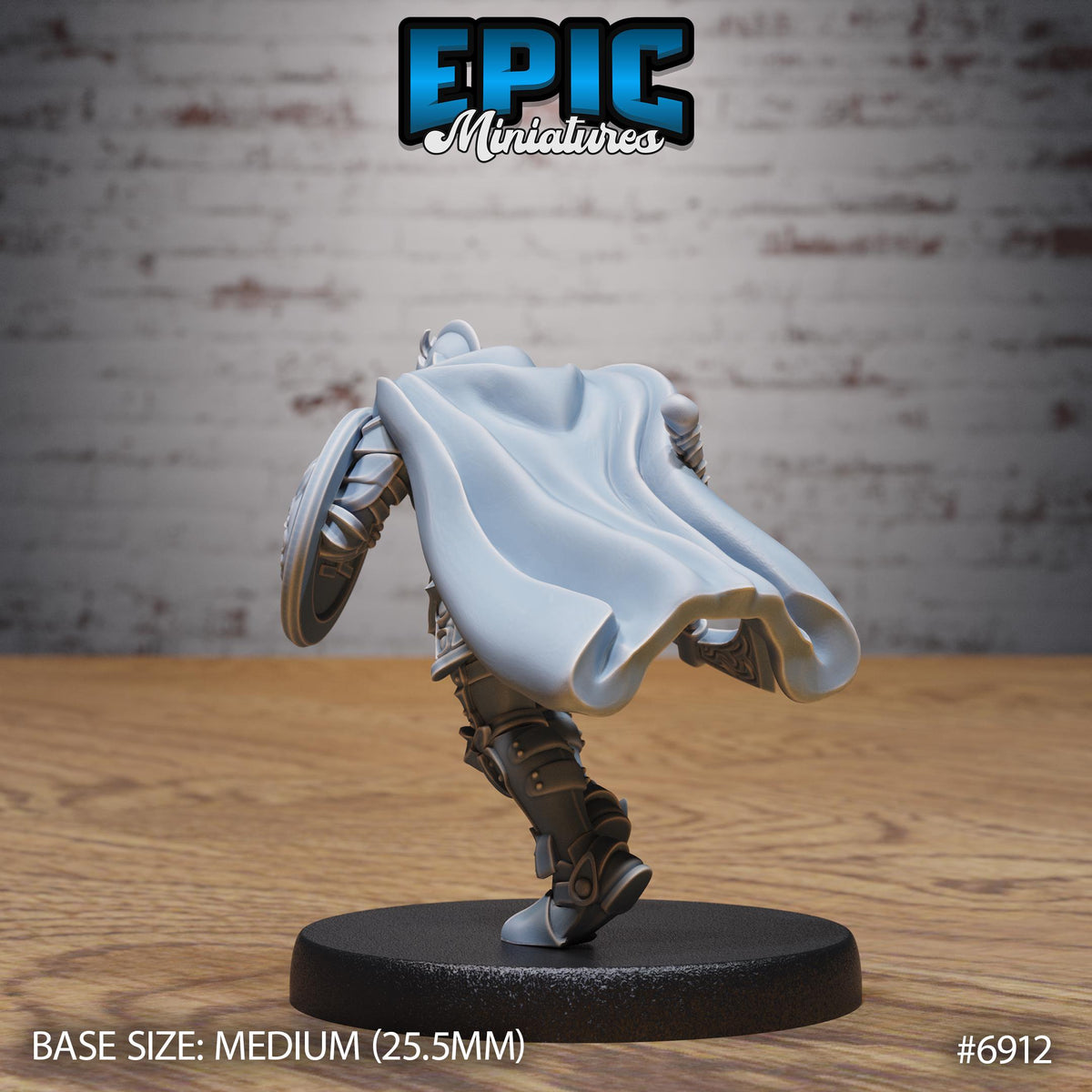 Heavy Knight Option #6912 back DND miniature Knights Honor 16k resin