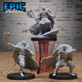 Rage Knight Set of 3 DND miniatures group photo Knights Honor