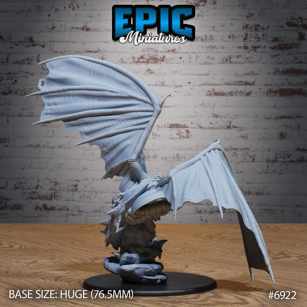 Castle Dragon Option #6922 back DND miniature Knights Honor 16k resin