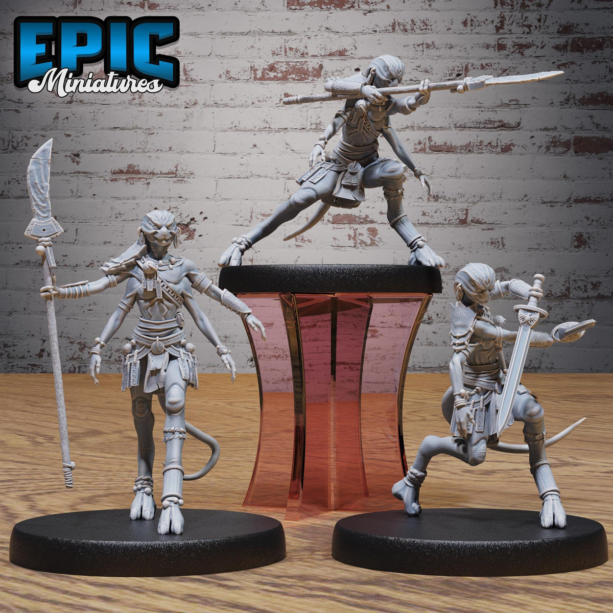 Plane Traveler Set of 3 DND miniatures group photo Astral Wars